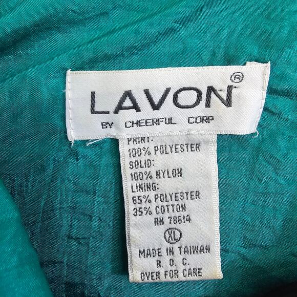 Lavon by Cheerful Corp 90s‎ NylonTrack Suit XL Cottage Resortwear Vintage - Picture 3 of 13